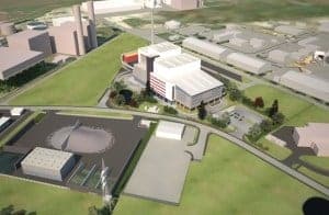 An artist's impression of the proposed WIllows EfW plant in Norfolk